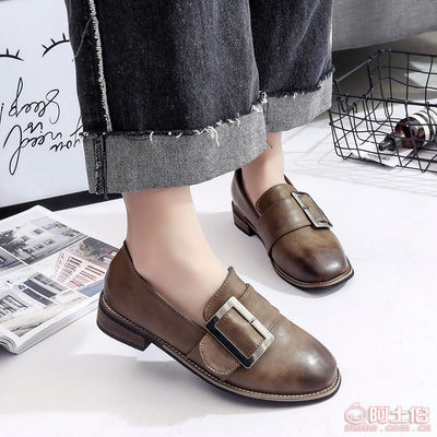 【2017春季新款女鞋皮帶扣粗跟單鞋女淺口平底小皮鞋懶人鞋廠家批發(fā)前陳七區(qū)17號(hào)蘭可鞋業(yè)&007】蒼南縣龍港亮麗鞋廠 - 產(chǎn)品庫